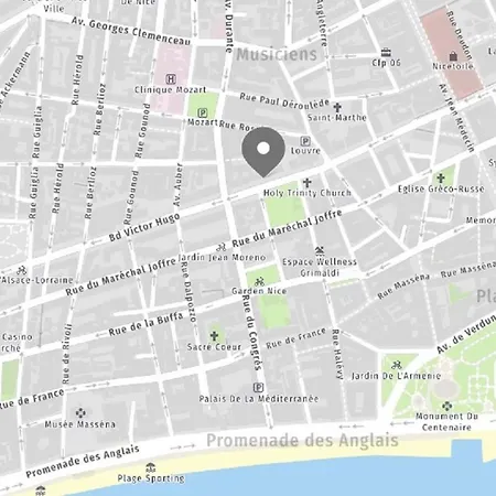Riviera - Cote D'azur - Grimaldi Ac - Promenade Des Anglais Appartamento 4*